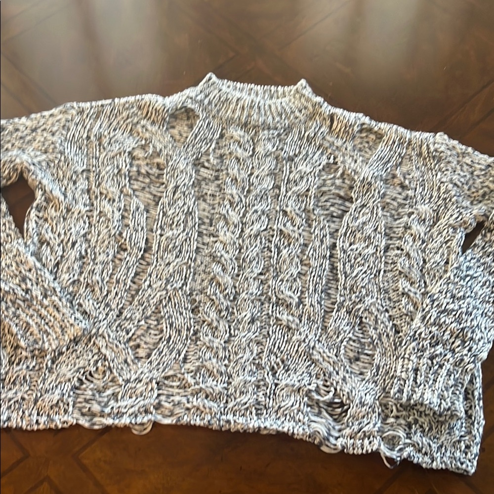 Beautiful Blue and White sweater!